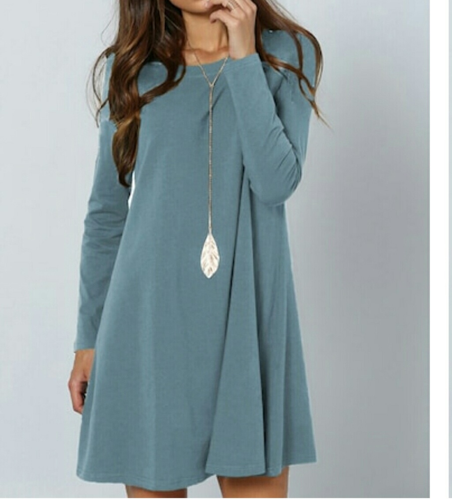 SHEIN Longsleeve NWOT Tee Dress Size M